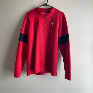 UGA Nike dry fit pull over